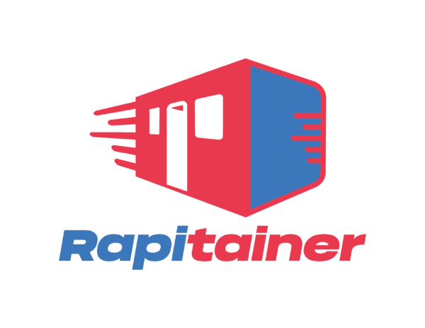 RAPITAINER TRANSPARENTE Logo Alquiler Contenedor Oficina 12 meses