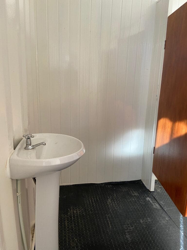Baño modular sexado Rapitainer instalado en obra - Alquiler en Paraguay